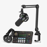PD200W Hybrid podcasting microphone bundle for one 