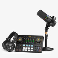 Maono PD200W Hybrid Podcasting Equipment Bundle