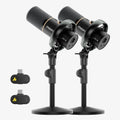 Two Mic Kit / For Type-C / PD200W【Desktop Stand】