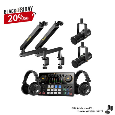 Two People Podcast Equipment Bundle
