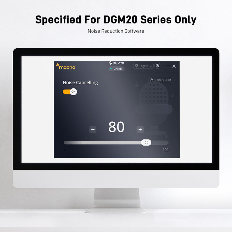 DGM20 Tools interface