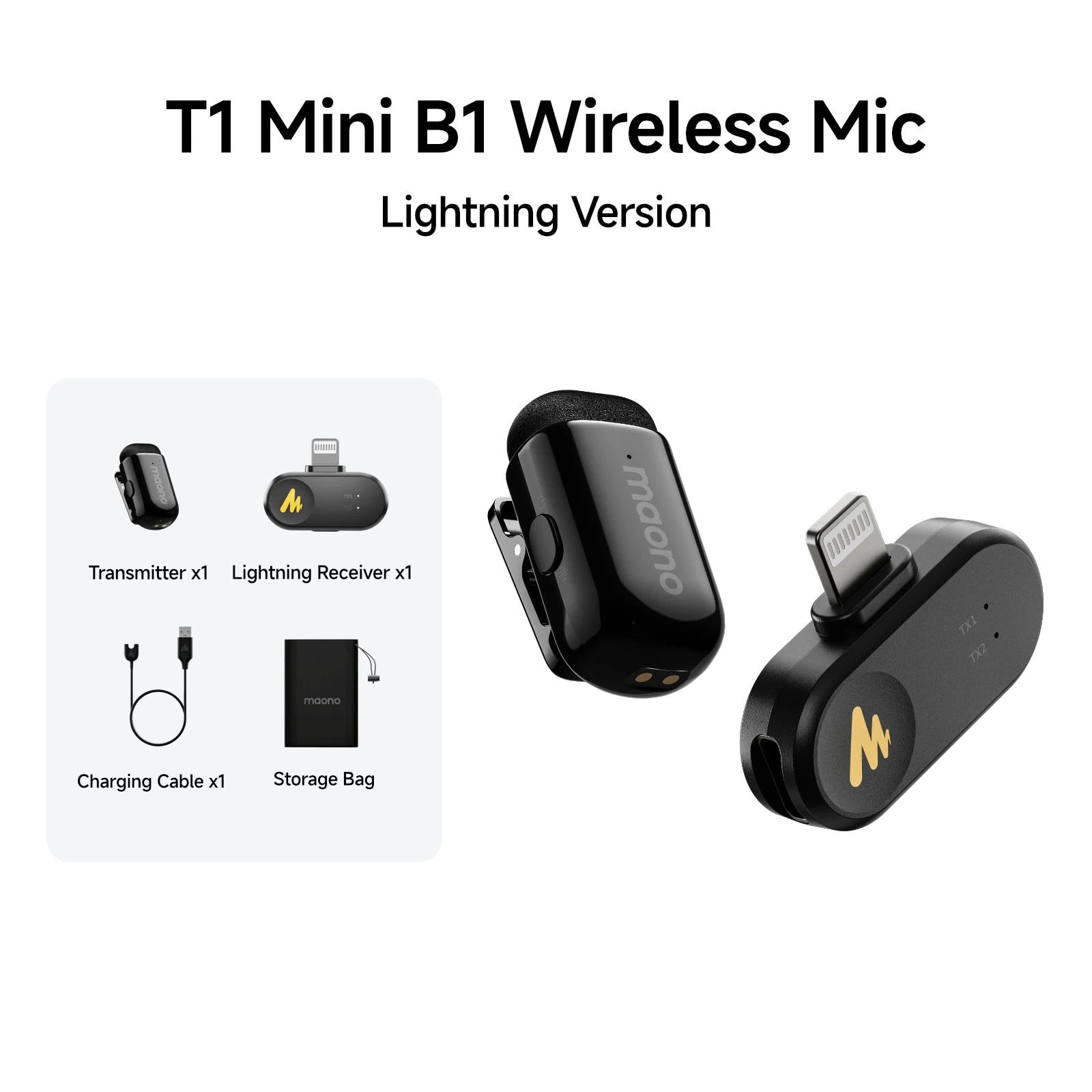 Maono WAVE T1 MINI Wireless Microphone
