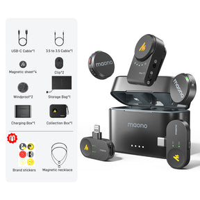 Maono Wave T5 Wireless Lavalier Microphone