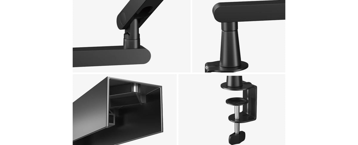 MAONO BA92 Low Profile Microphone Boom Arm – Heavy Duty Adjustable Mic ...