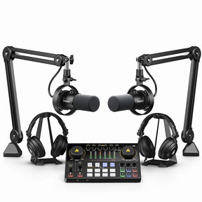Two People PD300X Podcast Equipment Bundle