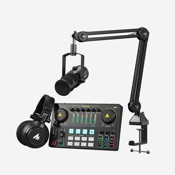 Supreme Sound Quality Podcasting Equipment Bundle | Maono