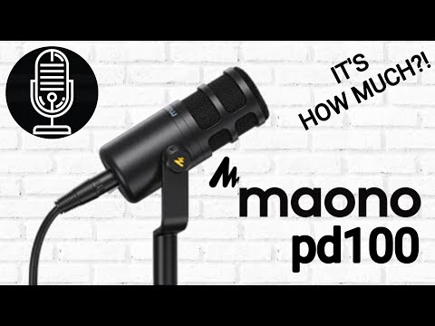 MAONO PD100 Podcast XLR-Mikrofon mit Galgenarm-Set