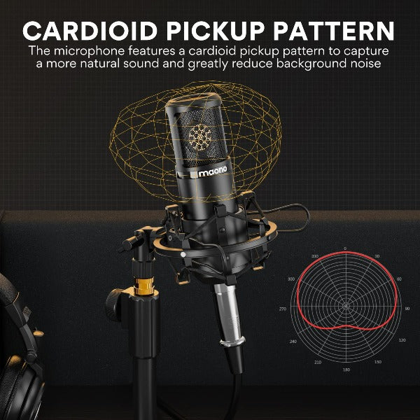 MaonoAU-AM200 AU-PM325Tセット Amazon.co.jp: MAONO XLR-3.5mmマイク コンデンサーマイク マイク