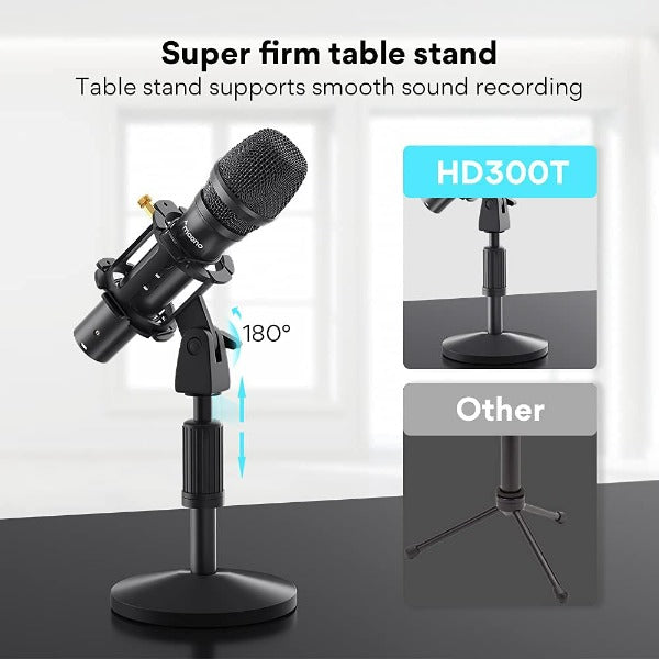 HD300 Dynamic Broadcast USB/XLR Microphone