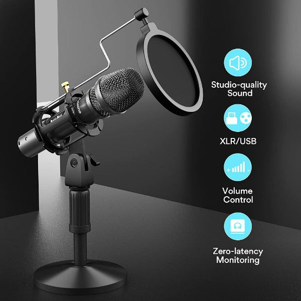 Maono HD300 USB/XLR Microphone for Broadcast