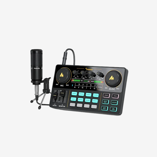 MAONO AM200-S1 Sound Card Microphone Set Professional Live Broadcast S – JG  Superstore
