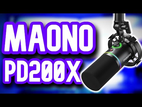 MAONO PD200X Microphone dynamique USB/XLR 