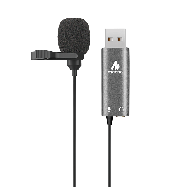 MAONO UL10 Microphone-cravate USB Plug &amp; Play 